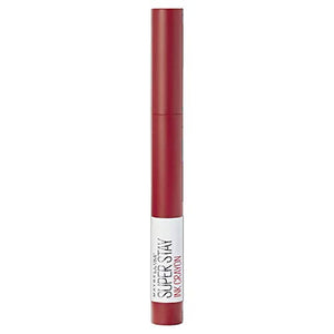 Maybelline Lipstick, Superstay Matte Ink Crayon Longlasting Nude Lipstick with Precision Applicator 15 Lead The Way