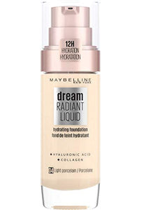 Maybelline Foundation, Dream Radiant Liquid Hydrating Foundation with Hyaluronic Acid and Collagen