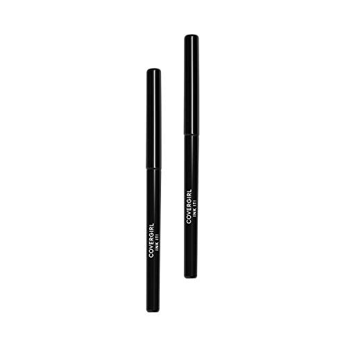 COVERGIRL Ink It By Perfect Point Plus Waterproof Eyeliner, 1 Pencil, Black Ink Color, Long Lasting Waterproof Eyeliner (Packaging May Vary)