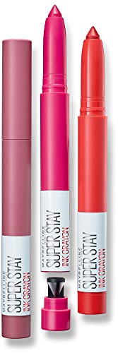 Maybelline Lipstick, Superstay Matte Ink Crayon Longlasting Nude Lipstick with Precision Applicator 15 Lead The Way