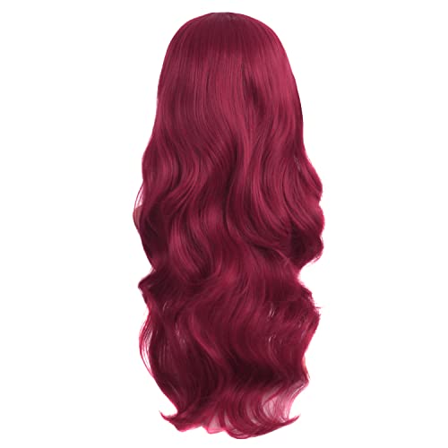 MapofBeauty Charming Synthetic Fiber Long Wavy Hair Wig Women's Party Full Wigs