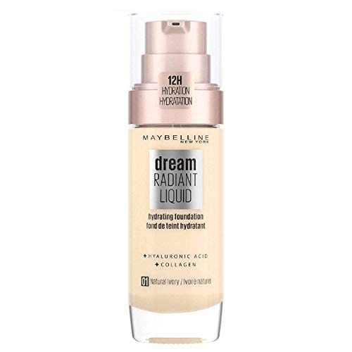 Maybelline Foundation, Dream Radiant Liquid Hydrating Foundation with Hyaluronic Acid and Collagen