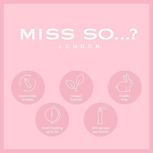 Miss So...? Mini Galore Womens Body Fragrance Gift Set, with Starlet, Sugar Rush, Sunset Sky & Twilight Kiss, Body Fragrance Set