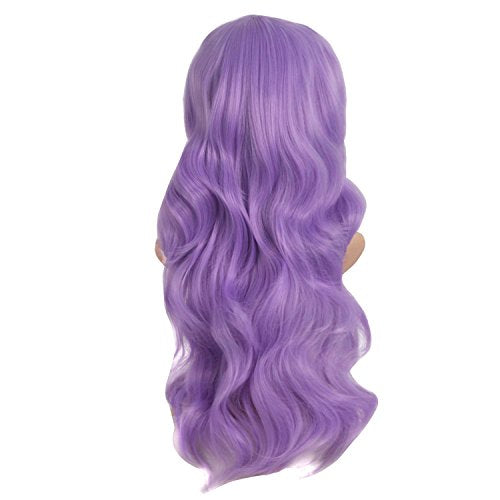 MapofBeauty Charming Synthetic Fiber Long Wavy Hair Wig Women's Party Full Wigs