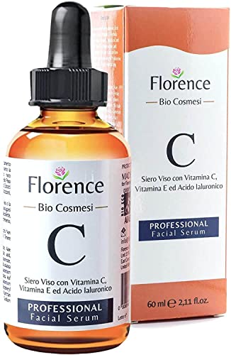 Big 2.11oz. ORGANIC Advanced Vitamin C Serum and Hyaluronic Acid for Face, Eye Contour. Serum Vitamin C with Anti-Aging and Wrinkle Ingredients, suitable for Derma Roller. Dermatologically Tested