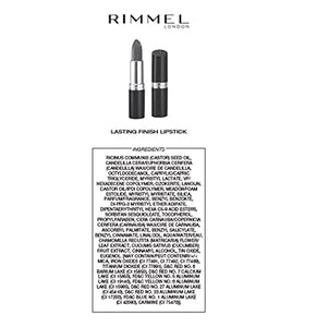 Rimmel London Lasting Finish Long-lasting Lipstick, 66 Heather Shimmer, 4 g