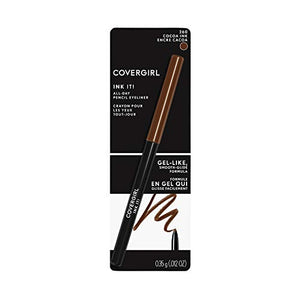 COVERGIRL Ink It By Perfect Point Plus Waterproof Eyeliner, 1 Pencil, Black Ink Color, Long Lasting Waterproof Eyeliner (Packaging May Vary)