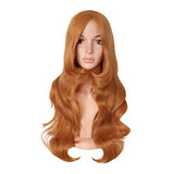 MapofBeauty Charming Synthetic Fiber Long Wavy Hair Wig Women's Party Full Wigs