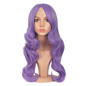 MapofBeauty Charming Synthetic Fiber Long Wavy Hair Wig Women's Party Full Wigs