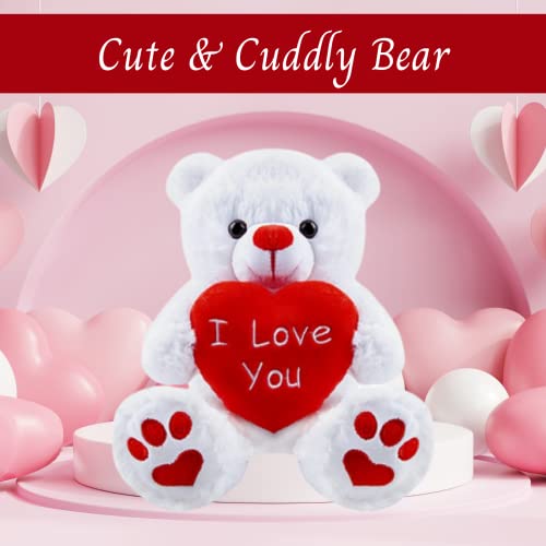 Valentines Gifts for Him - Large Valentines Teddy, Valentines Chocolates, Photo Frame, Foil Balloon, Large Gift Bag, Valentines Card - Valentines Hampers for Men, Boyfriend, Husband