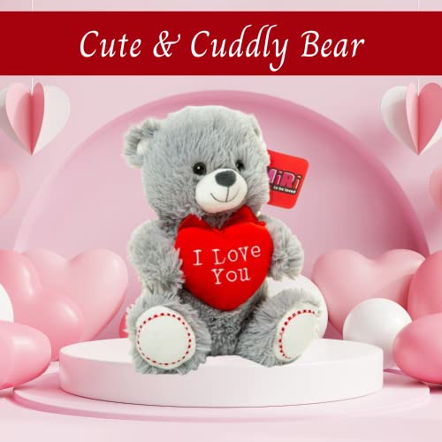 Valentines Gifts for Him - Large Valentines Teddy, Valentines Chocolates, Photo Frame, Foil Balloon, Large Gift Bag, Valentines Card - Valentines Hampers for Men, Boyfriend, Husband