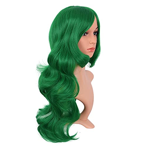 MapofBeauty Charming Synthetic Fiber Long Wavy Hair Wig Women's Party Full Wigs