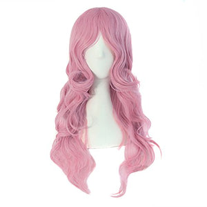 MapofBeauty Charming Synthetic Fiber Long Wavy Hair Wig Women's Party Full Wigs