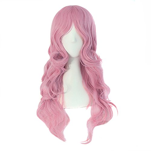 MapofBeauty Charming Synthetic Fiber Long Wavy Hair Wig Women's Party Full Wigs