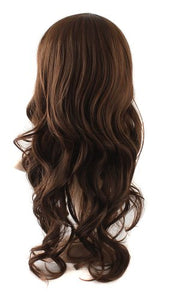 MapofBeauty Charming Synthetic Fiber Long Wavy Hair Wig Women's Party Full Wigs