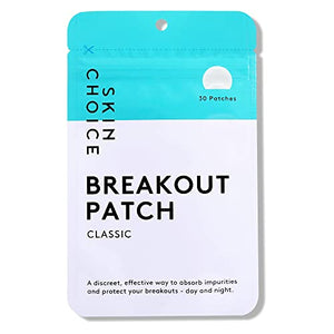 Breakout Pimple Spot Patches by SKINCHOICE - Acne Patch (Pack of 30) Hydrocolloid Spot Treatment Blemish Stickers, Mighty Dots for Spots, Vegan & Cruelty-Free, Face & Skin Care