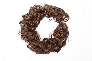 Bun Up Do Hair Piece Hair Ribbon Ponytail Extensions Wavy Curly Donut Hair Chignons Wig