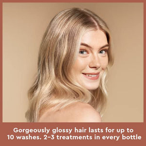 Glaze Sheer Glow Transparent Clear Conditioning Super Gloss Hair Mask to Enhance Existing Colour 190ml Bottle (2-3 Hair Treatments) - Guaranteed Results