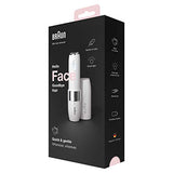 Braun Face Mini Hair Remover, Facial Hair Remover for Women Mini-Sized Design For Portability, Efficient Facial Hair Removal Anytime, Anywhere, With Smart Light, Gifts for Women