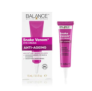 Balance Active Formula Gold + Marine Collagen Rejuvenating Eye Serum (15 ml) - Absorbs fast & pleasantly refreshes the skin to reduce the appearance of fine lines & wrinkles