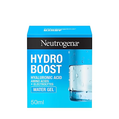 Neutrogena Hydro Boost Series, 3-Step Facial Regime, Hydration Starter Set And Skin Care Kit (Cleanser + Moisturiser + Booster), Saving Bundle