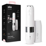 Braun Face Mini Hair Remover, Facial Hair Remover for Women Mini-Sized Design For Portability, Efficient Facial Hair Removal Anytime, Anywhere, With Smart Light, Gifts for Women