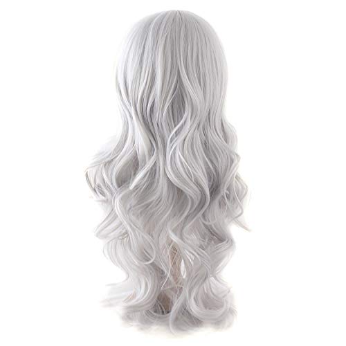 MapofBeauty Charming Synthetic Fiber Long Wavy Hair Wig Women's Party Full Wigs