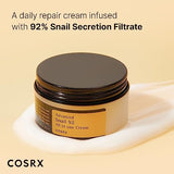 COSRX Advanced Snail 92 All in one Cream, 3.53 oz/100g | Moisturizing Snail Mucin Secretion Filtrate 92% | Facial Moisturiser, Long Lasting, Deep & Intense Hydration, Korean Skin Care