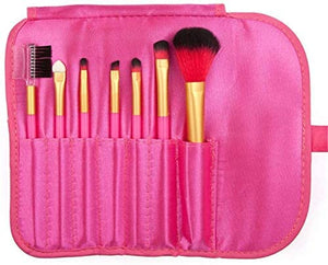 Makeup Brushes Cosmetic Palette Set TimeSong Professional Makeup Palette Kit （Include: Eyeshadow & Blusher & Face Powder & Lip Gloss) + Makeup Brushes Set (7pcs Pink Brushes)