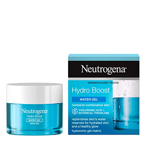 Neutrogena Hydro Boost Series, 3-Step Facial Regime, Hydration Starter Set and Skin Care Kit (Cleanser + Moisturiser + Booster), Saving Bundle