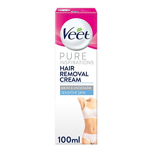 Veet Bikini and Underarm Hair Removal Cream, 100ml