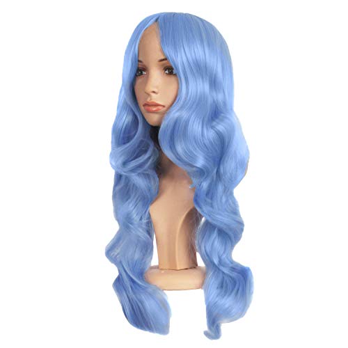 MapofBeauty Charming Synthetic Fiber Long Wavy Hair Wig Women's Party Full Wigs