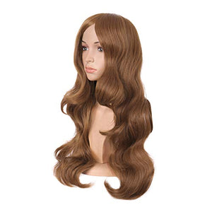 MapofBeauty Charming Synthetic Fiber Long Wavy Hair Wig Women's Party Full Wigs