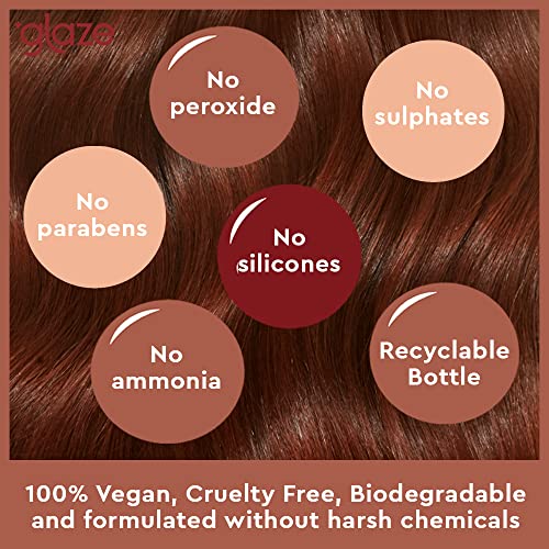 Glaze Sheer Glow Transparent Clear Conditioning Super Gloss Hair Mask to Enhance Existing Colour 190ml Bottle (2-3 Hair Treatments) - Guaranteed Results