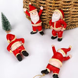 Christmas Naughty Santa Christmas Ornament Decorations 5CM Stocking Cap Santa Ornament Naked Santa Decorative Xmas Decor Ornaments Party Gifts