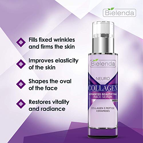 Bielenda Neuro Retinol - Face Serum Advanced Repair - Lifts And Tightens The Skin - Smooths Wrinkles - Evens Out Skin Tone, Restores Vitality - Neuro Retinol Face Serum Rejuvenating Day/Night - 30 ml