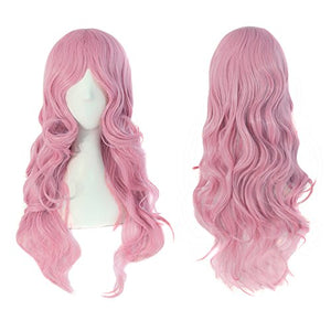 MapofBeauty Charming Synthetic Fiber Long Wavy Hair Wig Women's Party Full Wigs