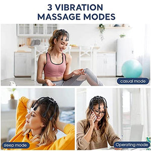 2023 New Ultra Head Scalp Massager with 8 Vibrating Contacts,3 Modes,360 Degree Head Massager,Portable Octopus Head Scratcher for Relaxation,Pressure & Stress Release