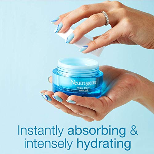 Neutrogena Hydro Boost Series, 3-Step Facial Regime, Hydration Starter Set and Skin Care Kit (Cleanser + Moisturiser + Booster), Saving Bundle