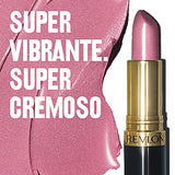 Revlon Super Lustrous Lipstick, High Impact Lipcolour with Moisturising Creamy Formula, Infused with Vitamin E and Avocado Oil in Pink Pearl, Sky Line Pink (025)