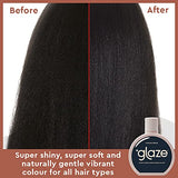 Glaze Sheer Glow Transparent Clear Conditioning Super Gloss Hair Mask to Enhance Existing Colour 190ml Bottle (2-3 Hair Treatments) - Guaranteed Results