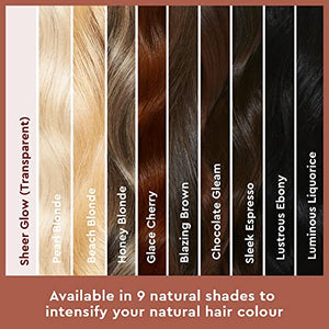 Glaze Sheer Glow Transparent Clear Conditioning Super Gloss Hair Mask to Enhance Existing Colour 190ml Bottle (2-3 Hair Treatments) - Guaranteed Results