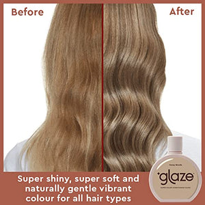 Glaze Sheer Glow Transparent Clear Conditioning Super Gloss Hair Mask to Enhance Existing Colour 190ml Bottle (2-3 Hair Treatments) - Guaranteed Results