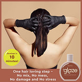 Glaze Sheer Glow Transparent Clear Conditioning Super Gloss Hair Mask to Enhance Existing Colour 190ml Bottle (2-3 Hair Treatments) - Guaranteed Results