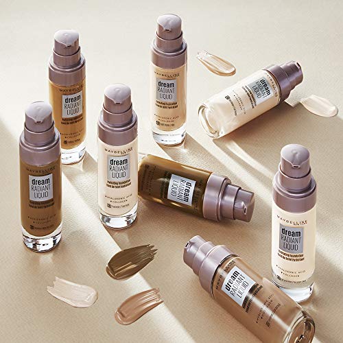 Maybelline Foundation, Dream Radiant Liquid Hydrating Foundation with Hyaluronic Acid and Collagen