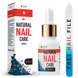 Fungal Nail Destroyer, Natural Anti Fungal Nail Treatment, Finger and Toe Nail Fungal Treatment, Contains Tea Tree Oil & Vitamin E, Nail Repair Treatment with Nail File and Nail Brush