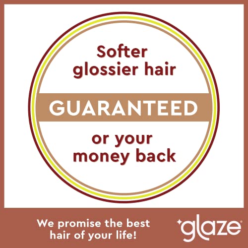 Glaze Sheer Glow Transparent Clear Conditioning Super Gloss Hair Mask to Enhance Existing Colour 190ml Bottle (2-3 Hair Treatments) - Guaranteed Results