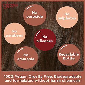 Glaze Sheer Glow Transparent Clear Conditioning Super Gloss Hair Mask to Enhance Existing Colour 190ml Bottle (2-3 Hair Treatments) - Guaranteed Results