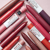 Maybelline Lipstick, Superstay Matte Ink Crayon Longlasting Nude Lipstick with Precision Applicator 15 Lead The Way