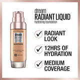 Maybelline Foundation, Dream Radiant Liquid Hydrating Foundation with Hyaluronic Acid and Collagen